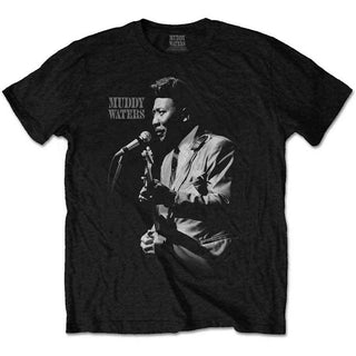 Muddy Waters T-Shirt: Muddy Live (Black)