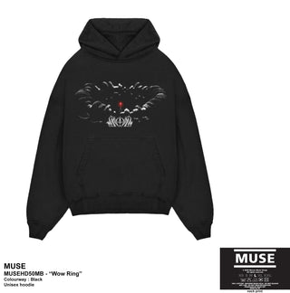 Muse Pullover Hoodie: Wow Ring (Black)