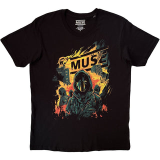 Muse T-Shirt: Burning (Black)