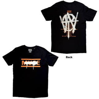 Muse T-Shirt: Grafitti Tracklist (Black) (Back Print)