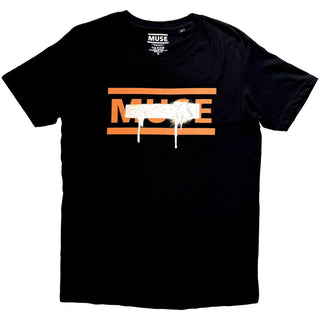 Muse T-Shirt: Grafitti Tracklist (Black) (Back Print)