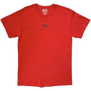 Muse T-Shirt: The Wow Signal (Red) (Back Print)