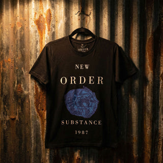 New Order Carbon T-Shirt: Substance 1987 (Black)