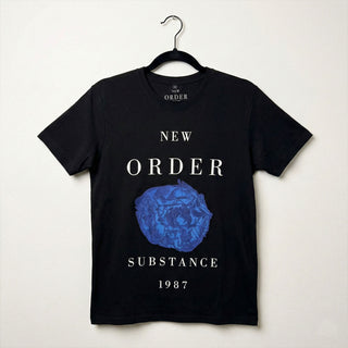 New Order Carbon T-Shirt: Substance 1987 (Black)