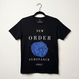 New Order Carbon T-Shirt: Substance 1987 (Black)