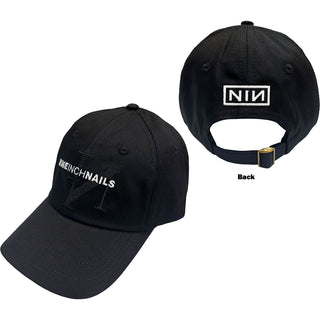 Nine Inch Nails Baseball Cap: Sin Logo (Black) (Back Print)