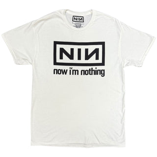 Nine Inch Nails T-Shirt: Now I'm Nothing (White)