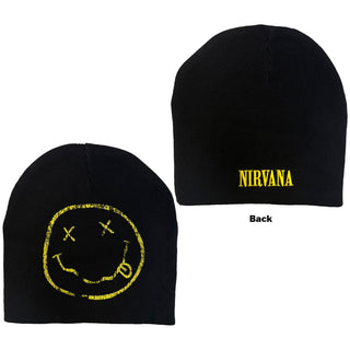 Nirvana Beanie Hat: Happy Face
