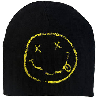 Nirvana Beanie Hat: Happy Face