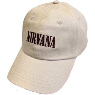 Nirvana Baseball Cap: Text Logo in Utero