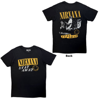 Nirvana Carbon T-Shirt: Stay Away (Black) (Back Print)