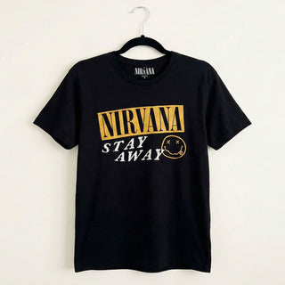 Nirvana Carbon T-Shirt: Stay Away (Black) (Back Print)