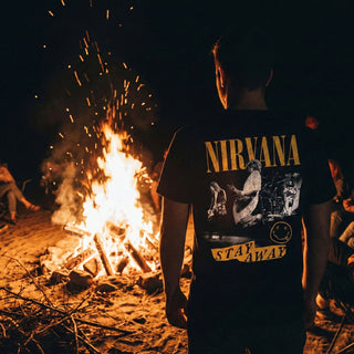 Nirvana Carbon T-Shirt: Stay Away (Black) (Back Print)