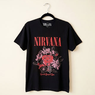 Nirvana Premium Carbon T-Shirt: Heart Shaped Box (Black)