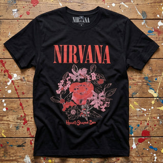 Nirvana Premium Carbon T-Shirt: Heart Shaped Box (Black)