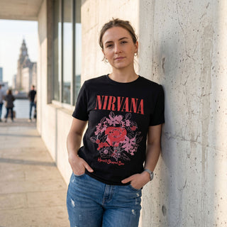 Nirvana Premium Carbon T-Shirt: Heart Shaped Box (Black)