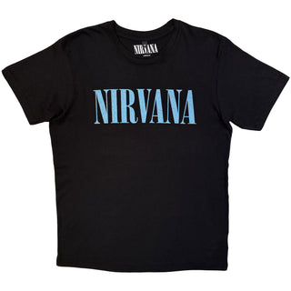 Nirvana Premium Carbon T-Shirt: Silver (Black) (Back Print)