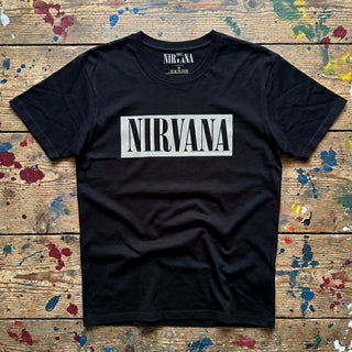 Nirvana Premium Carbon T-Shirt: Something In The Way (Black) (Back Print)