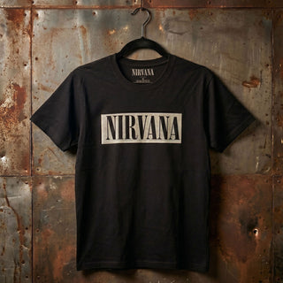 Nirvana Premium Carbon T-Shirt: Something In The Way (Black) (Back Print)