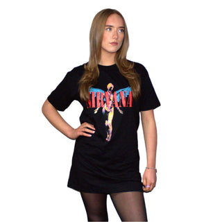 nirvana dress shirt Nirvana: In Utero Vintage Collage - Black Ladies T-Shirt Dress