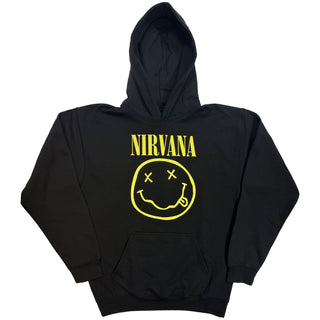 Nirvana Pullover Hoodie: Yellow Smiley