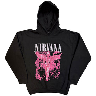Nirvana Pullover Hoodie: Angel Red (Black)