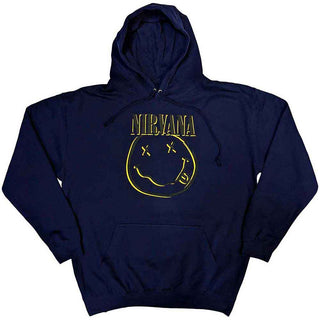 Nirvana Unisex Pullover Hoodie: Inverse Happy Face