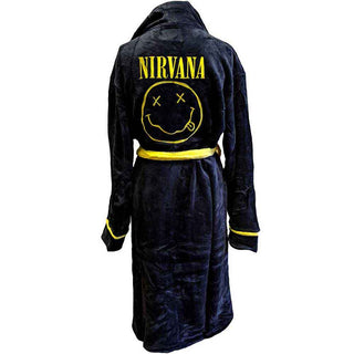 Nirvana Bathrobe: Yellow Smiley