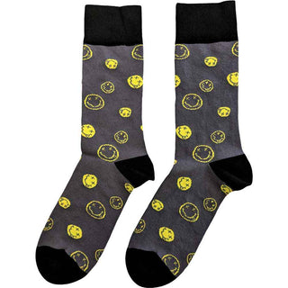 Nirvana Ankle Socks: Mixed Happy Faces