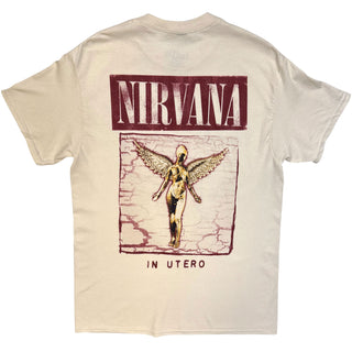 Nirvana T-Shirt: In Utero Cover (Natural) (Back Print)