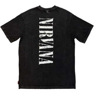 Nirvana Unplugged T-Shirt: In Utero Angel Wash (Black) (Back Print)
