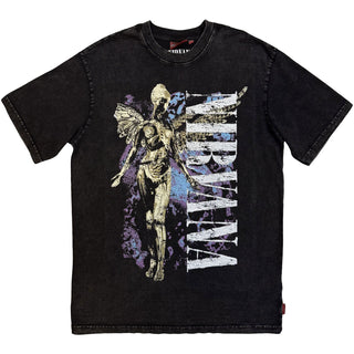 Nirvana Unplugged T-Shirt: In Utero Angel Wash (Black) (Back Print)