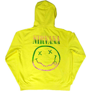 Nirvana Zipped Hoodie: Sorbet Ray Smiley