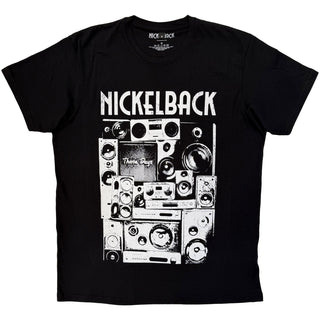 Nickelback Premium Carbon T-Shirt: Wall Speakers (Black)
