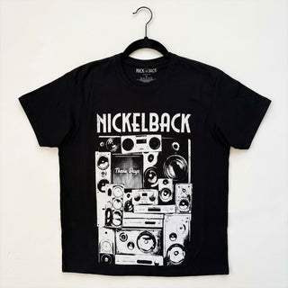 Nickelback Premium Carbon T-Shirt: Wall Speakers (Black)