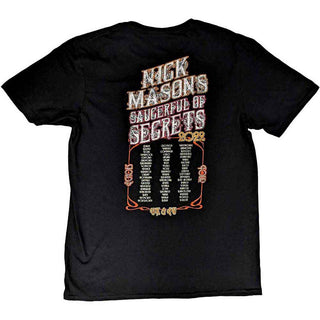 Nick Mason's Saucerful of Secrets T-Shirt: Hokusai Wave European Tour 2022 (Back Print & Ex-Tour)