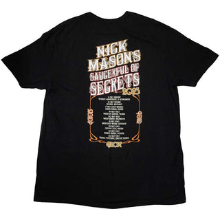 Nick Mason's Saucerful of Secrets T-Shirt: Europe Tour 2023 (Back Print & Ex-Tour)