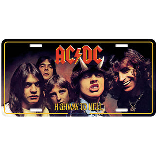AC/DC Number Plate: Highway To Hell