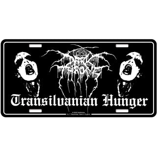 Darkthrone Number Plate: Transilvanian Hunger