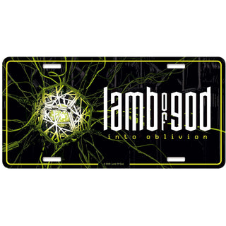 Lamb Of God Number Plate: Into Oblivion