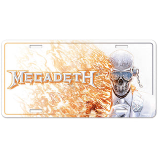 Megadeth Number Plate: Megadeth