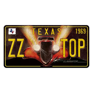 ZZ Top Number Plate: Eliminator