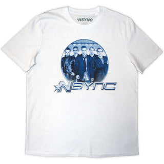 NSYNC T-Shirt: Band Circle (White)