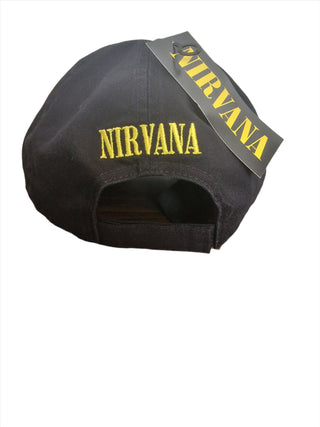 Nirvana Unisex Baseball Cap: Happy Face (distressed)