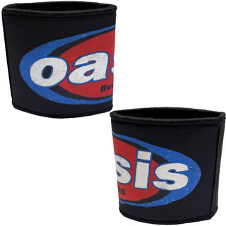 Oasis Koozie: Live '25 Elliptical Logo (Black) (Ex-Tour)