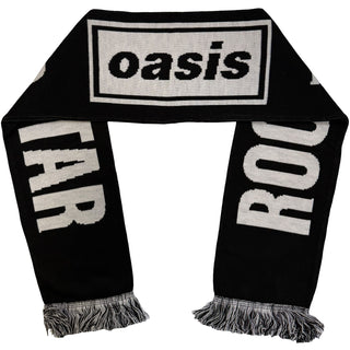 Oasis Scarf: Live '25 Football (Black & White)