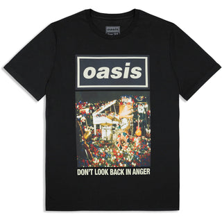 Oasis T-Shirt: Don't Look Back In Anger Single Cover (Black) (Ex-Tour)