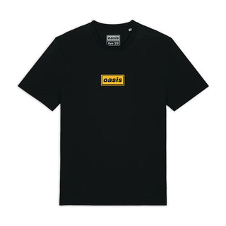 Oasis T-Shirt: East Rutherford Half Faces Fan Store (Black) (Back Print & Ex-Tour)