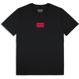 Oasis T-Shirt: Cardiff 4th July Event (Black) (Back Print & Ex-Tour)