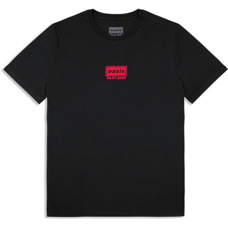 Oasis T-Shirt: Cardiff 4th July Event (Black) (Back Print & Ex-Tour)